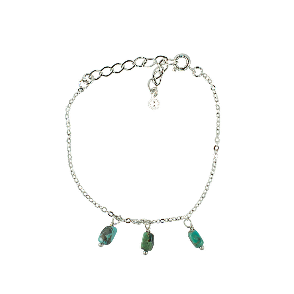 PULSEIRA ANI TURQUESA RODIO - Anilú