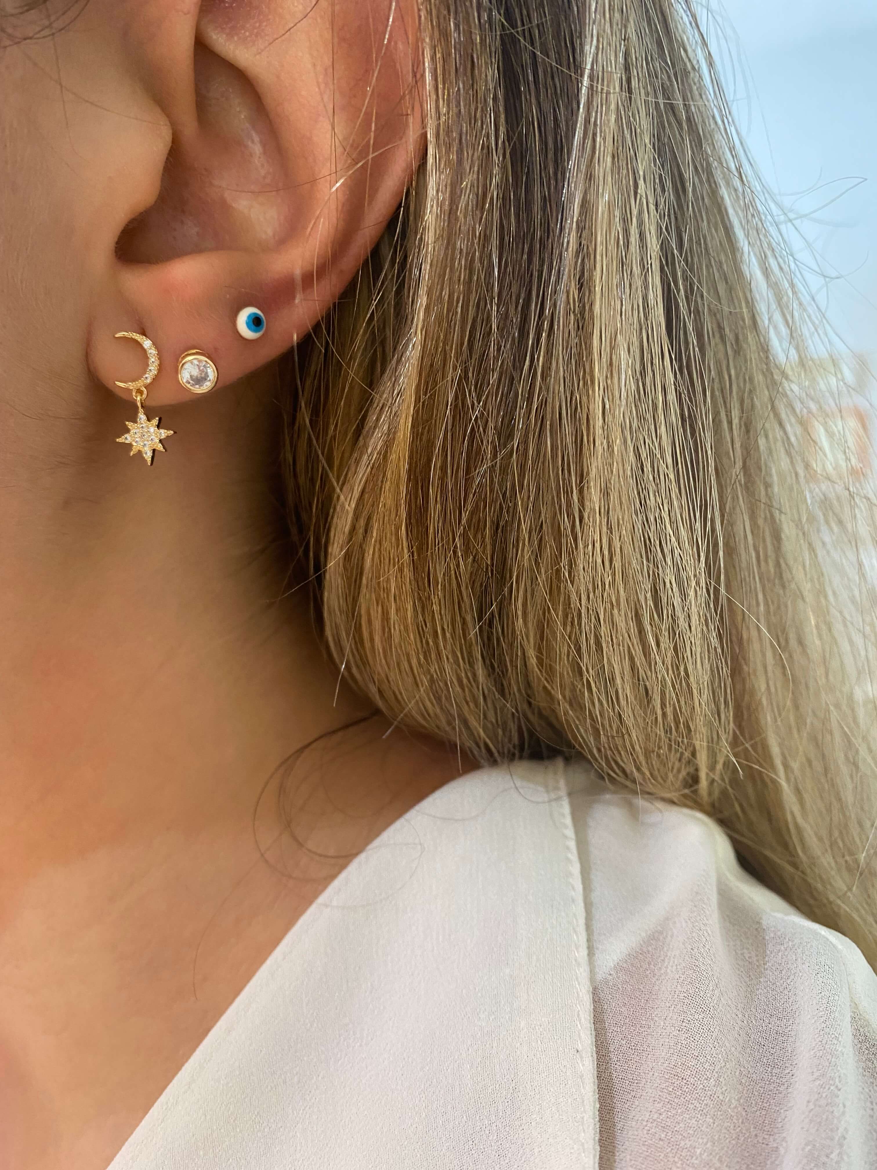 BRINCO LUA ESTRELA OURO