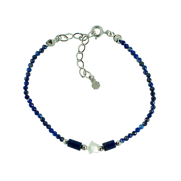 PULSEIRA MINI LÁPIS LAZÚLI RÓDIO