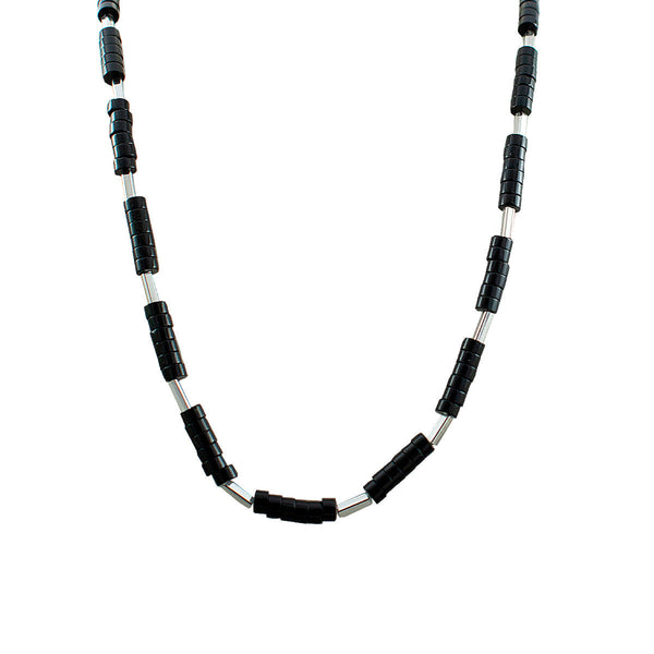 COLAR CLEÓPATRA ONIX EGITO RÓDIO