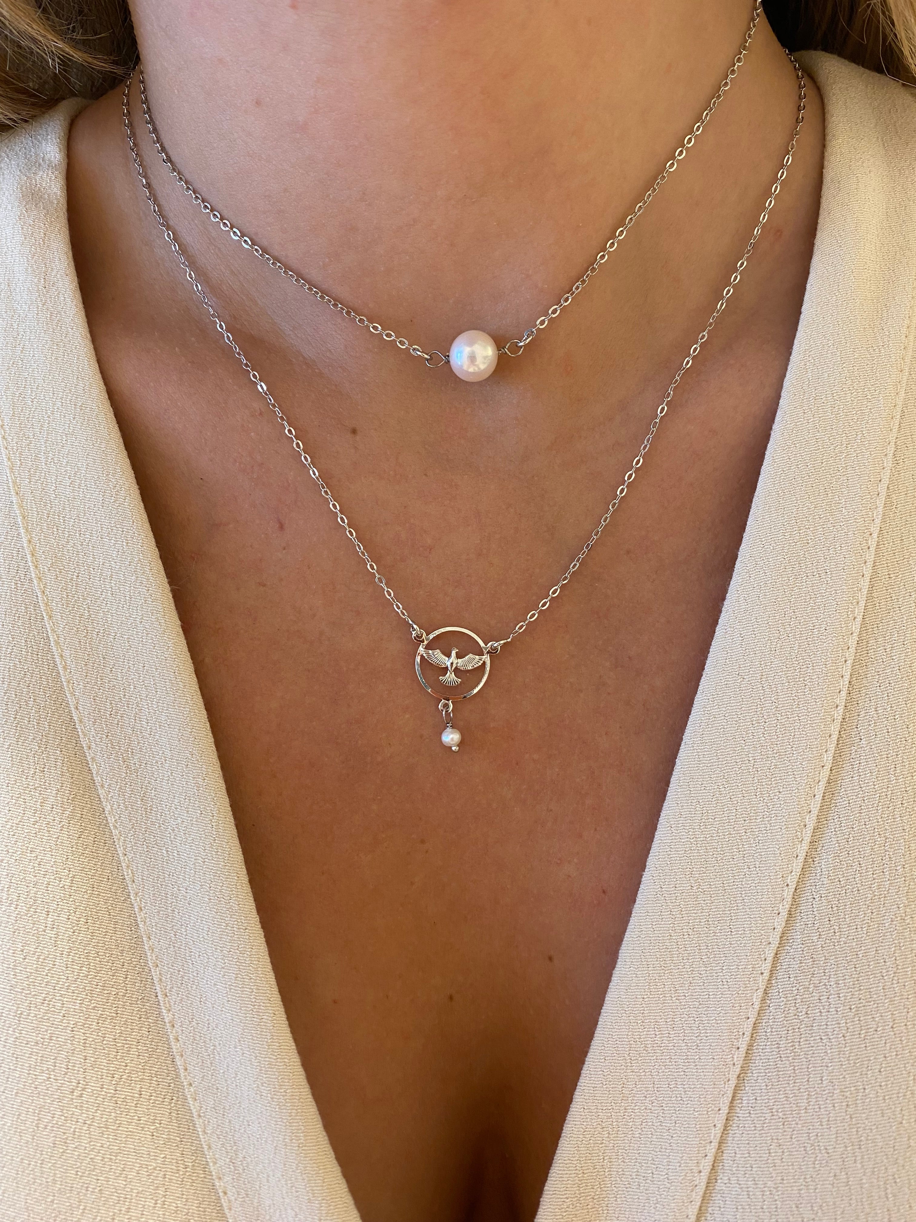 CHOKER PEROLA RODIO
