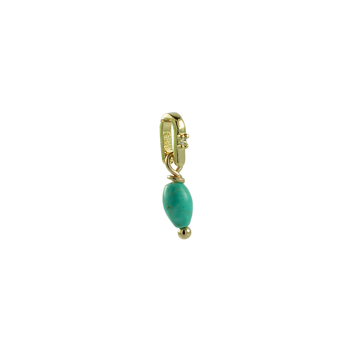 PINGENTE TURQUESA OURO