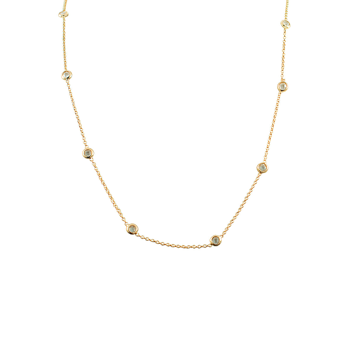 Choker Zircônias Radiante Ouro