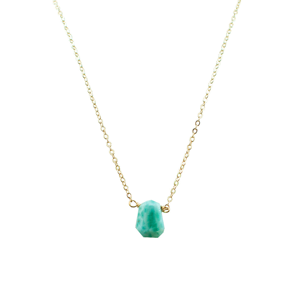 CHOKER LARIMAR OURO - Anilú