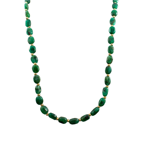 COLAR ESMERALDA BRUTO   *