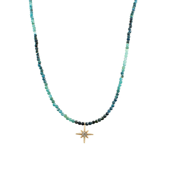 COLAR TURMALINA LUZ OURO