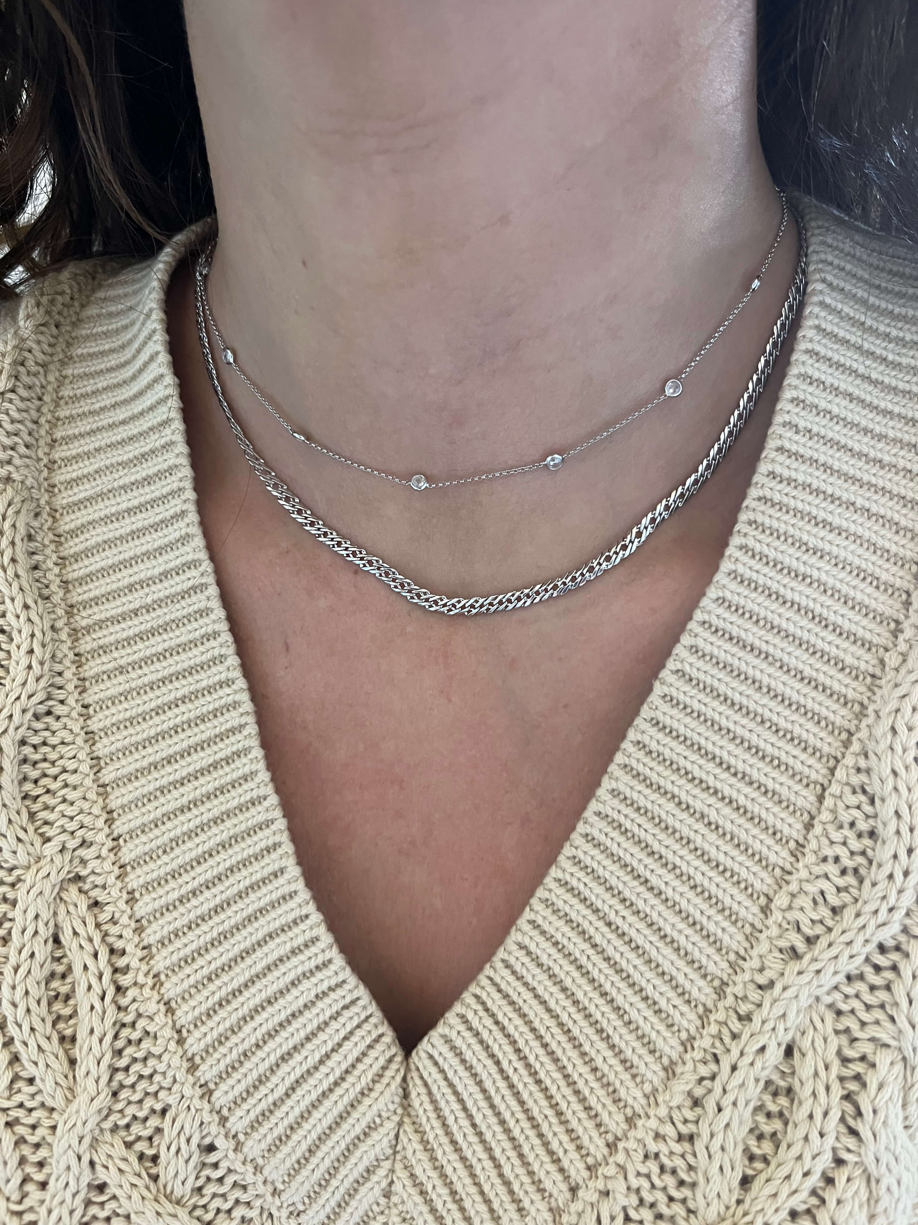 Choker Zircônias Radiante Ródio