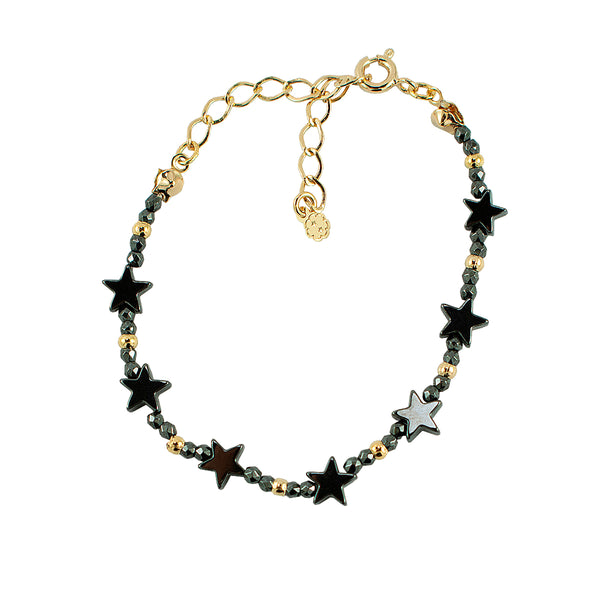 PULSEIRA CEU DE HEMATITA OURO   *