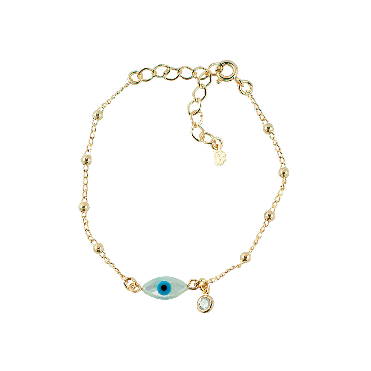 PULSEIRA OLHO MADRE OURO - Anilú