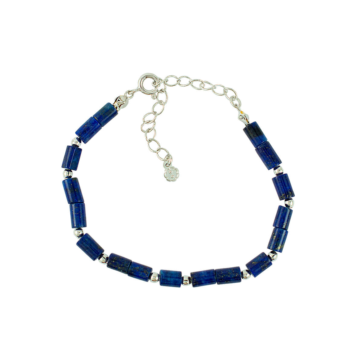 Pulseira Lapis Lazuli Ródio