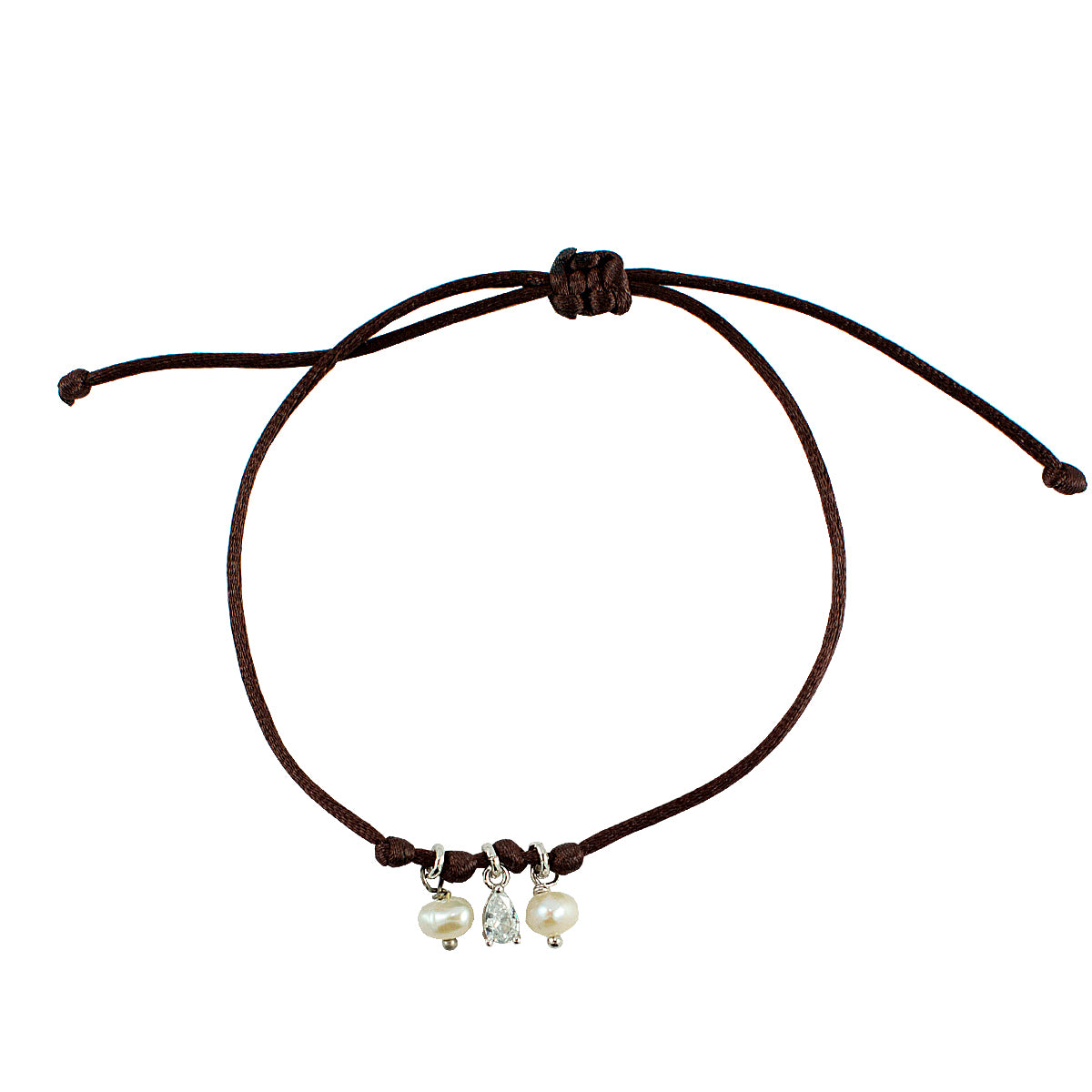 Pulseira Celebrar Pérola Ródio