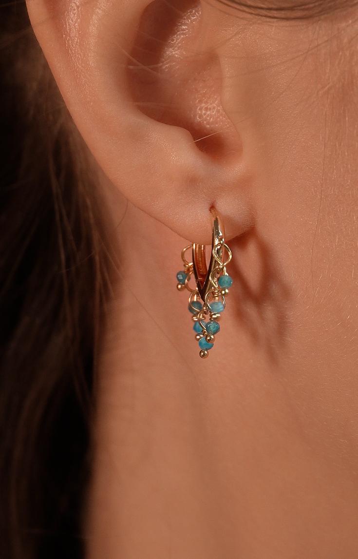 ARGOLA VERÃO APATITA OURO