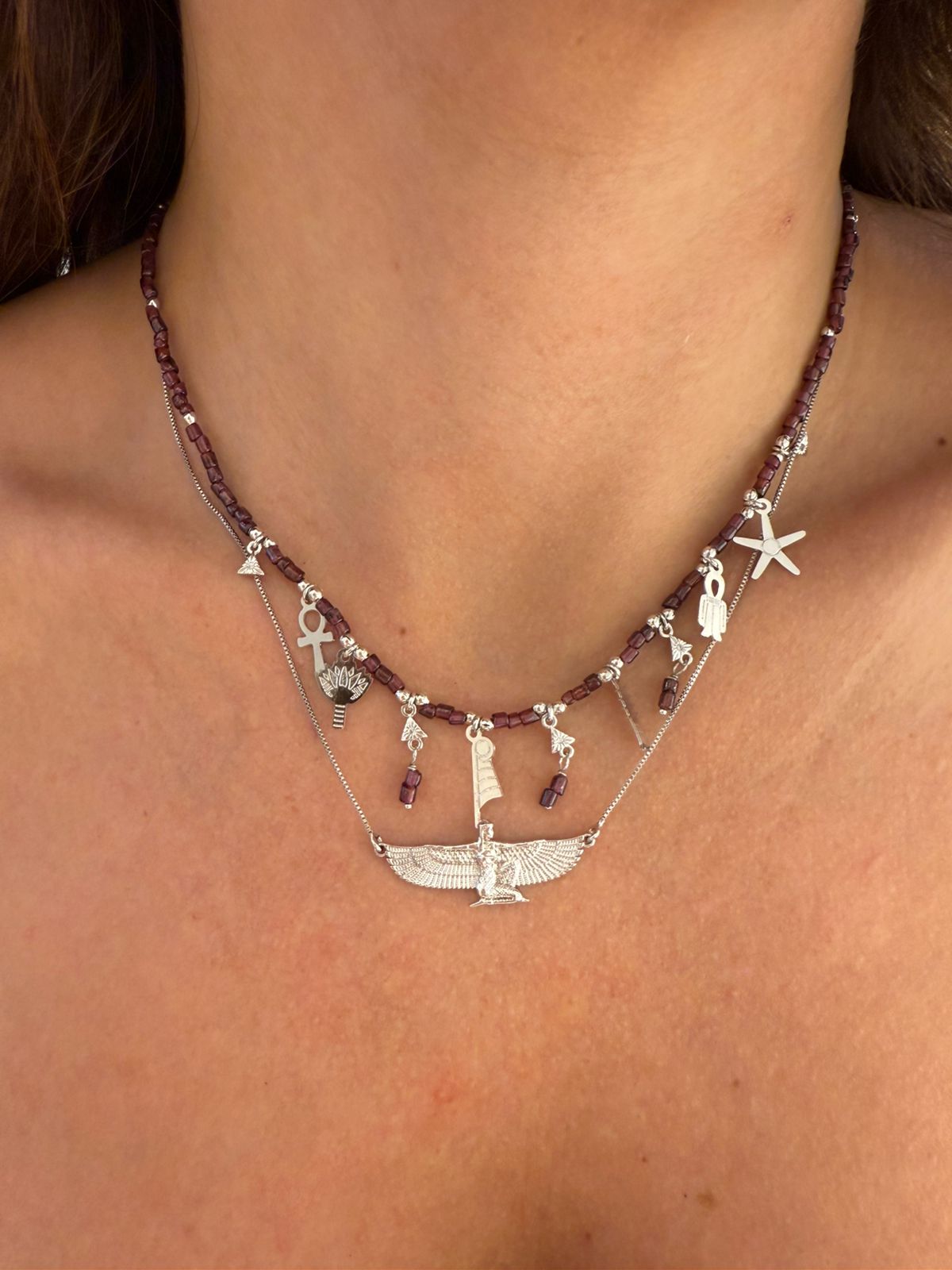 COLAR GRANADA ANCESTRAL RÓDIO