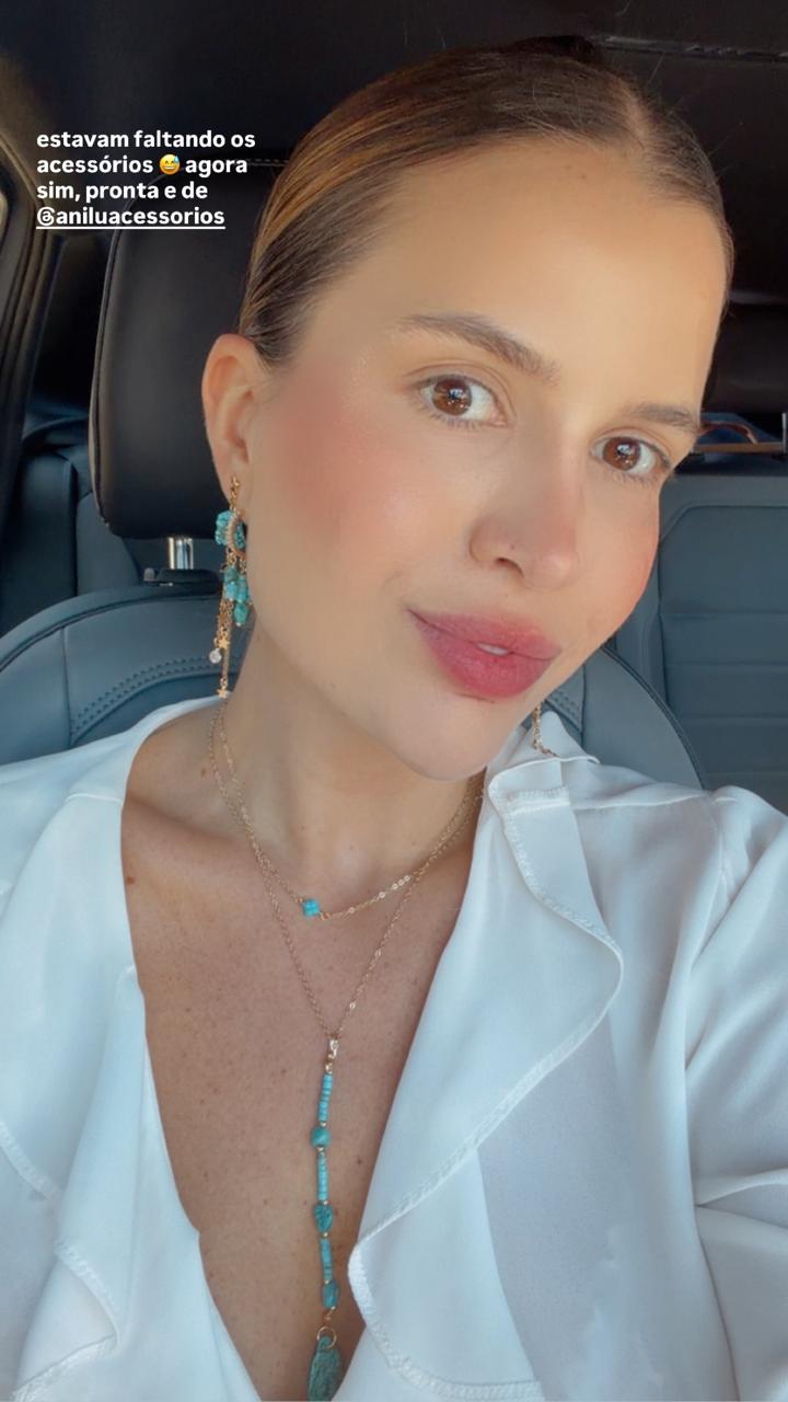 COLAR PENDULO GYPSY TURQUESA OURO