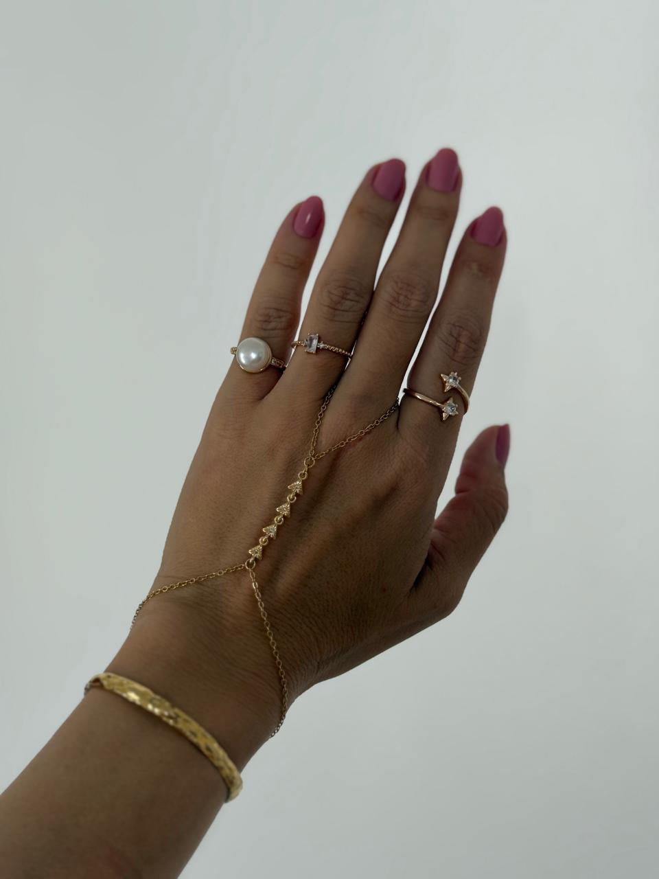 BRACELETE FONTE DE VIBRAÇÃO OURO - Anilú