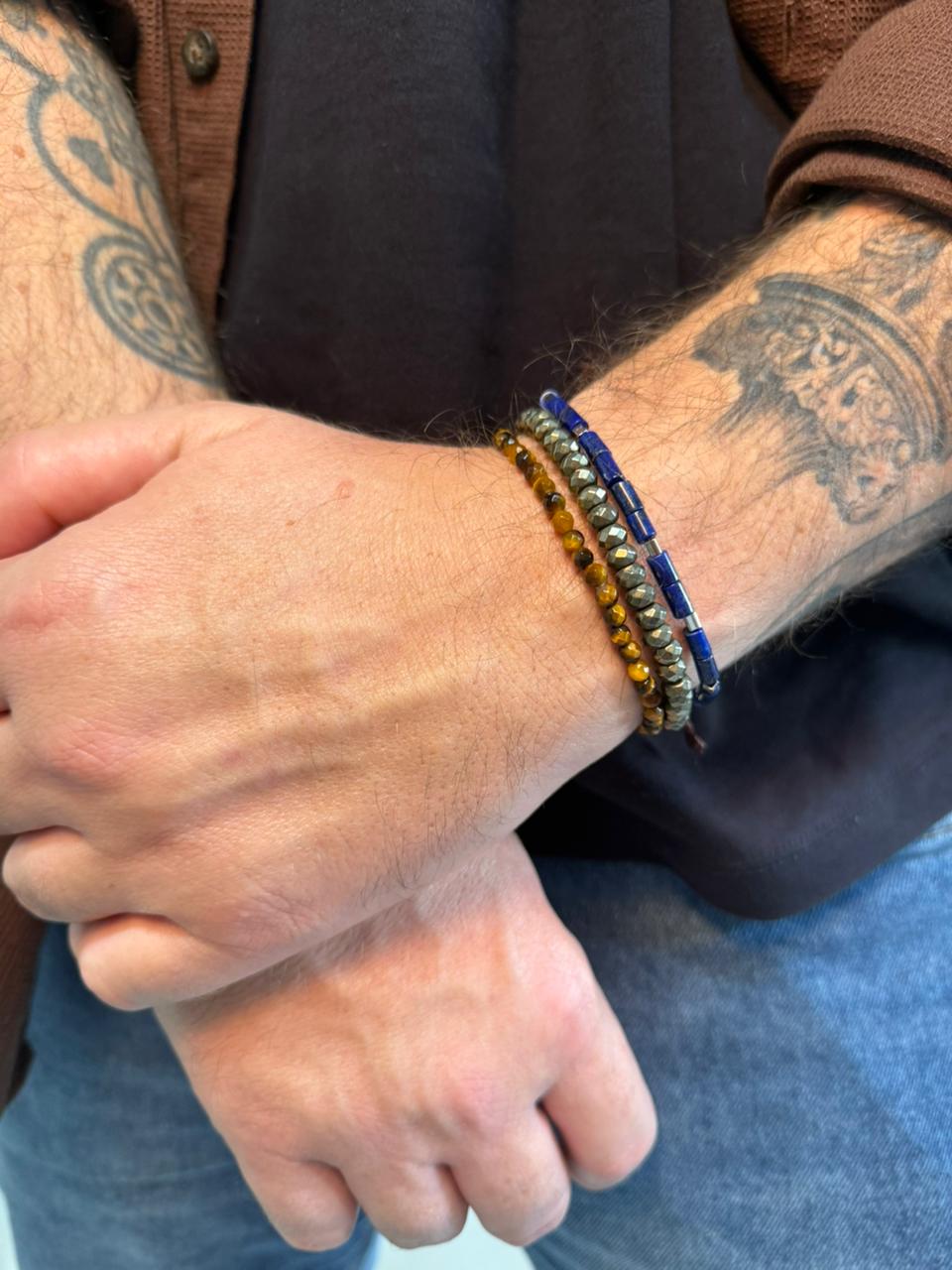 Pulseira Masculina Pirita
