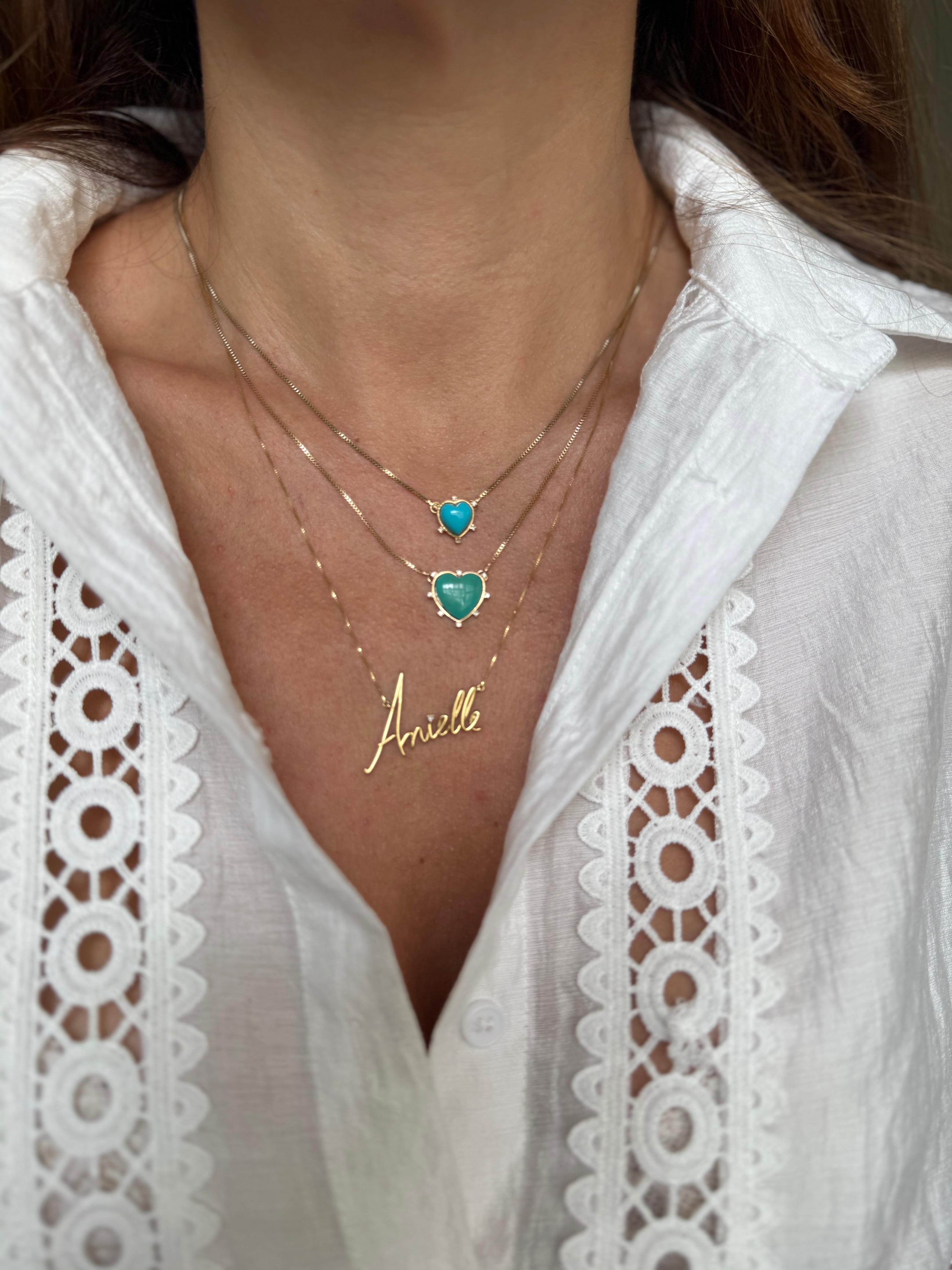 COLAR TURQUESA REALEZA OURO