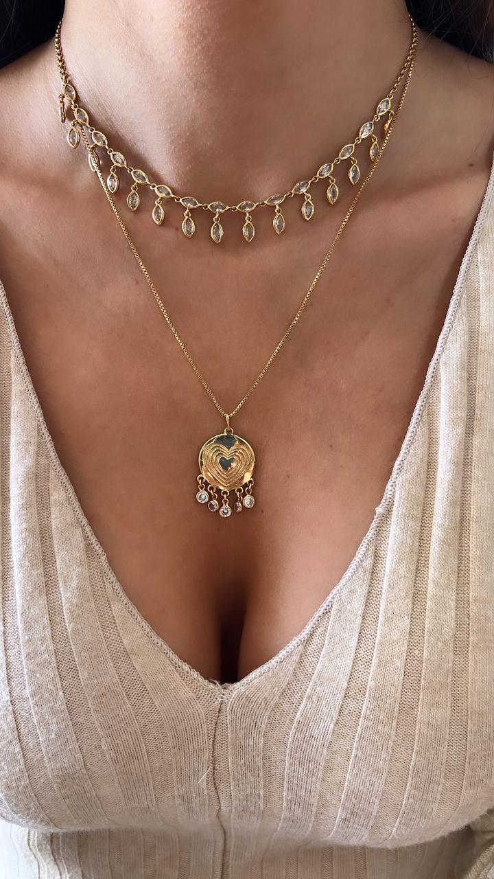 COLAR HOPONOPONO OURO - Anilú