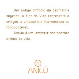 ARGOLA FLOR DA VIDA RODIO
