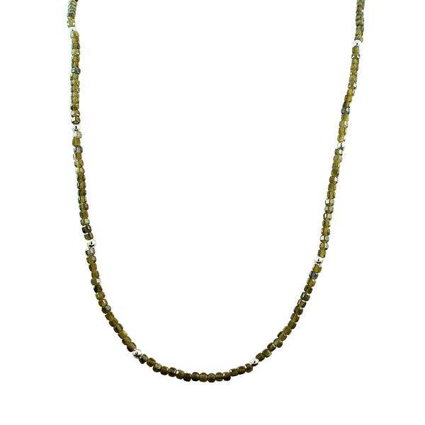 COLAR MINI OBSIDIANA RÓDIO