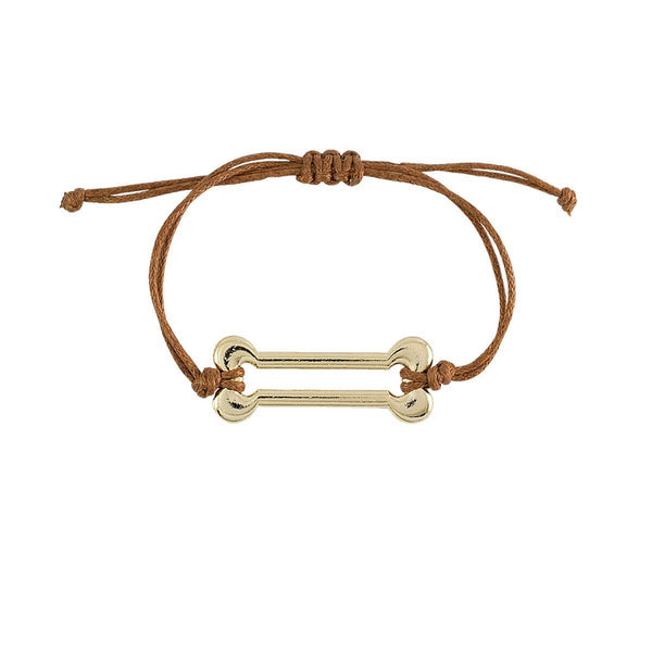 PULSEIRA OSSINHO VAZADO OURO