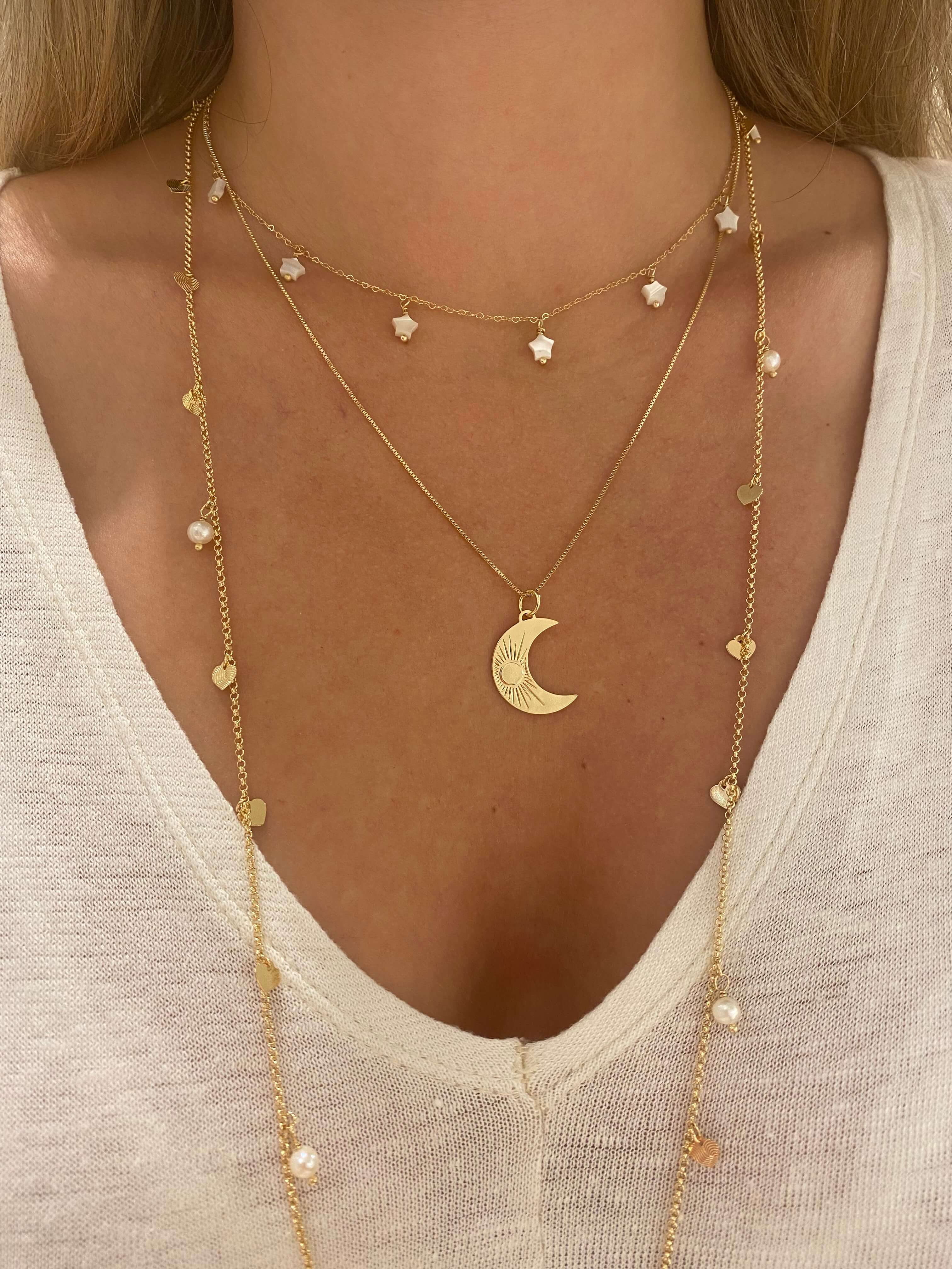 COLAR ESTRELAS DO CEU OURO