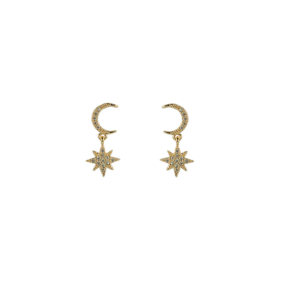 BRINCO LUA ESTRELA OURO
