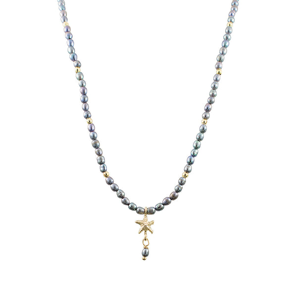 COLAR ESTRELA DO FUNDO DO MAR OURO