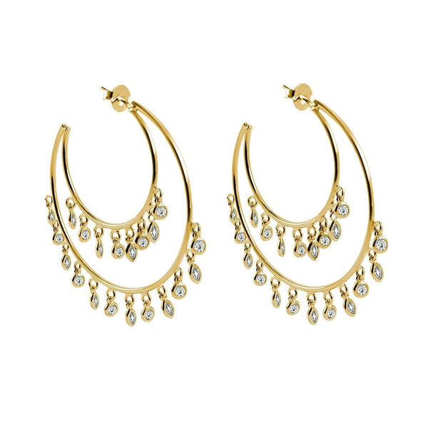 ARGOLA SUPER LUA OURO