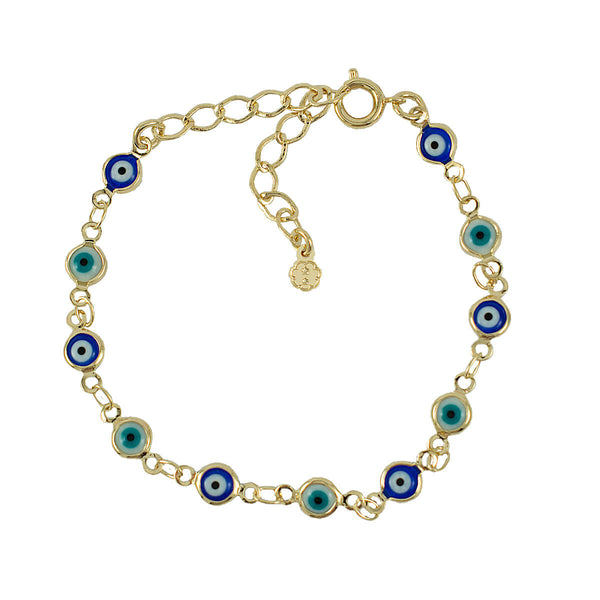 PULSEIRA MINI OLHO GREGO OURO