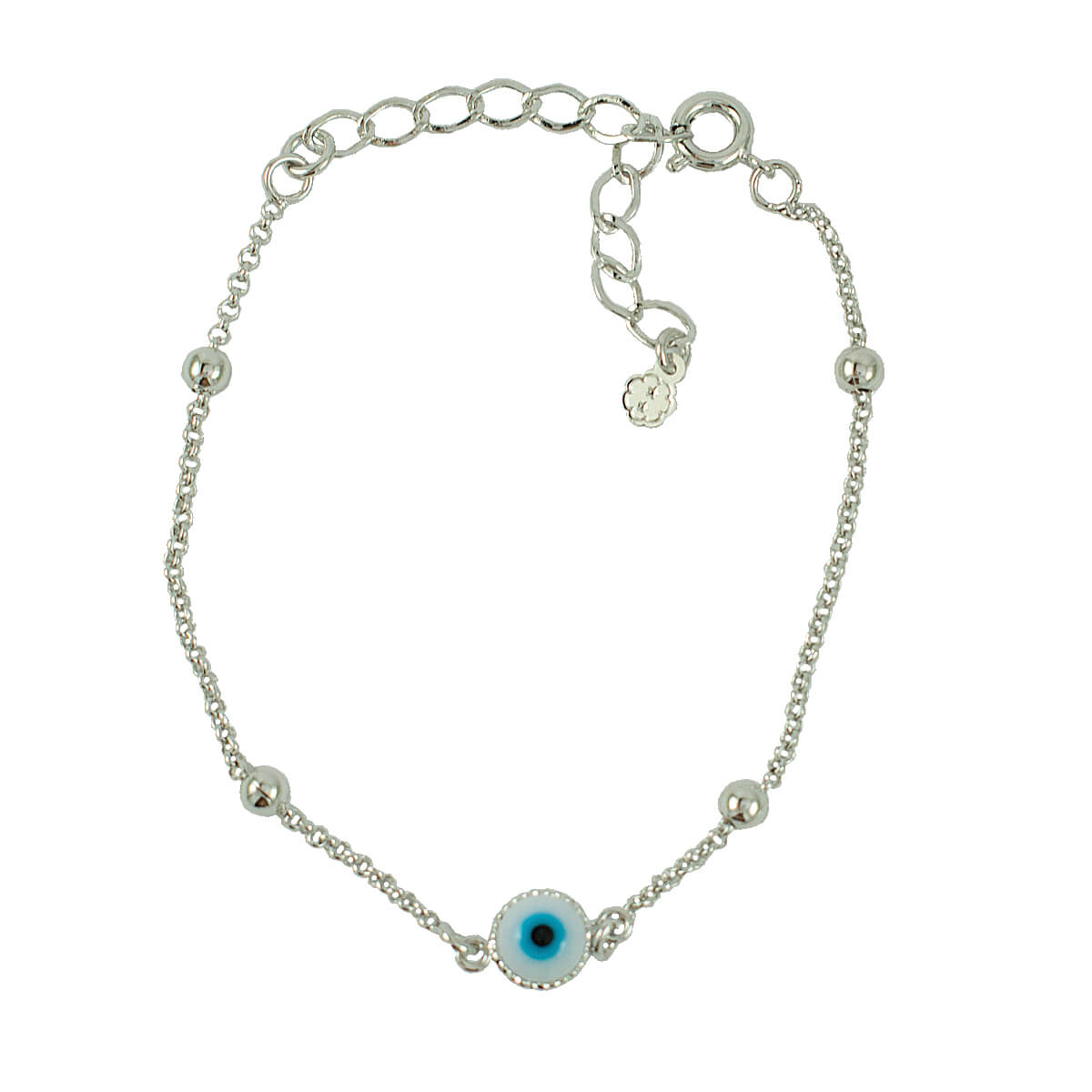 PULSEIRA PETIT OLHO GREGO RÓDIO - Anilú