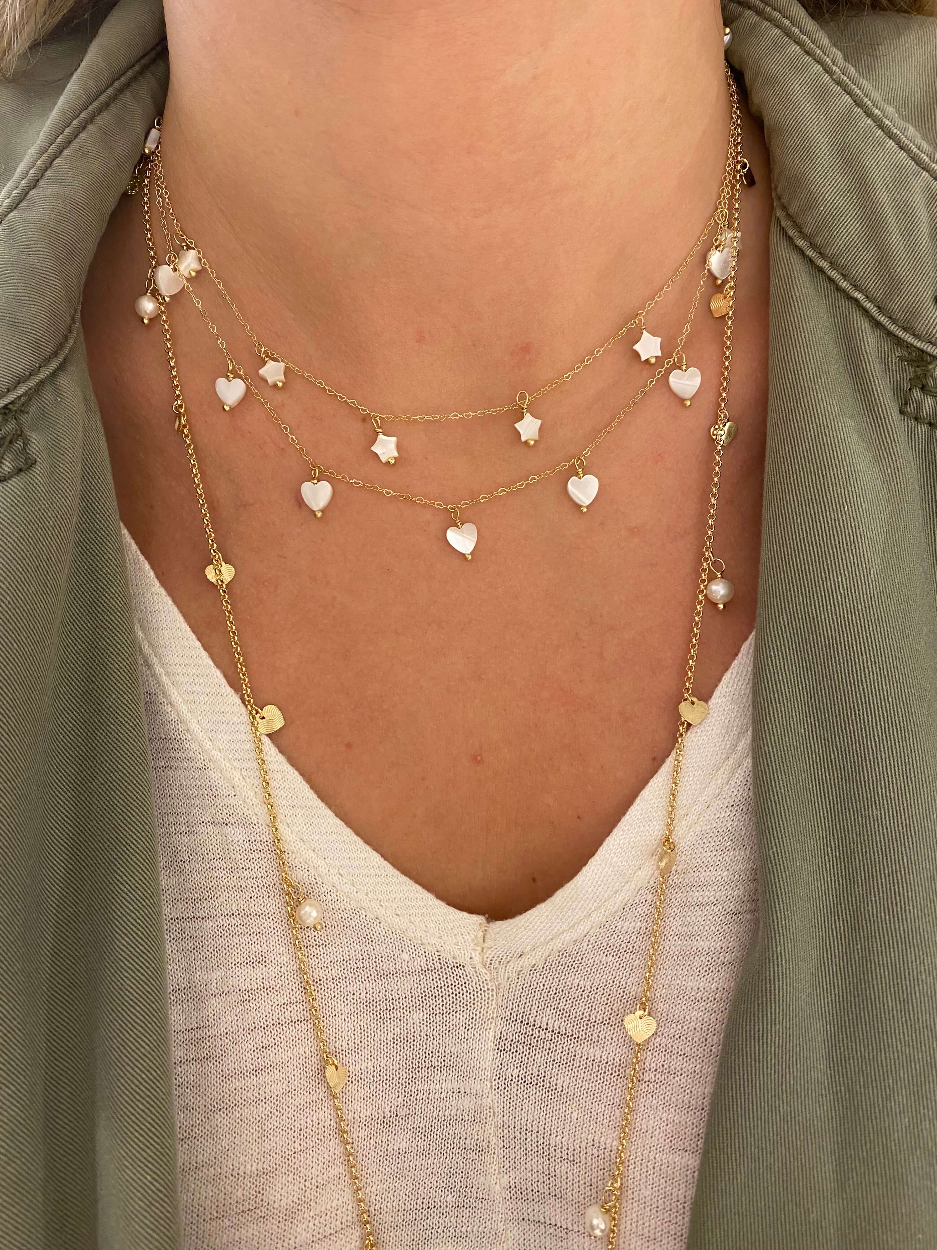 COLAR ESTRELAS DO CEU OURO