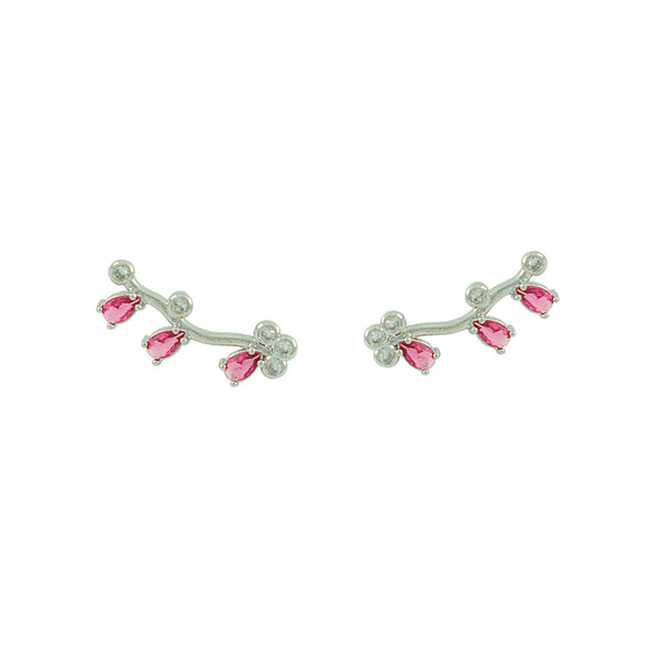 EARCUFF FLORESCER ROSA RÓDIO