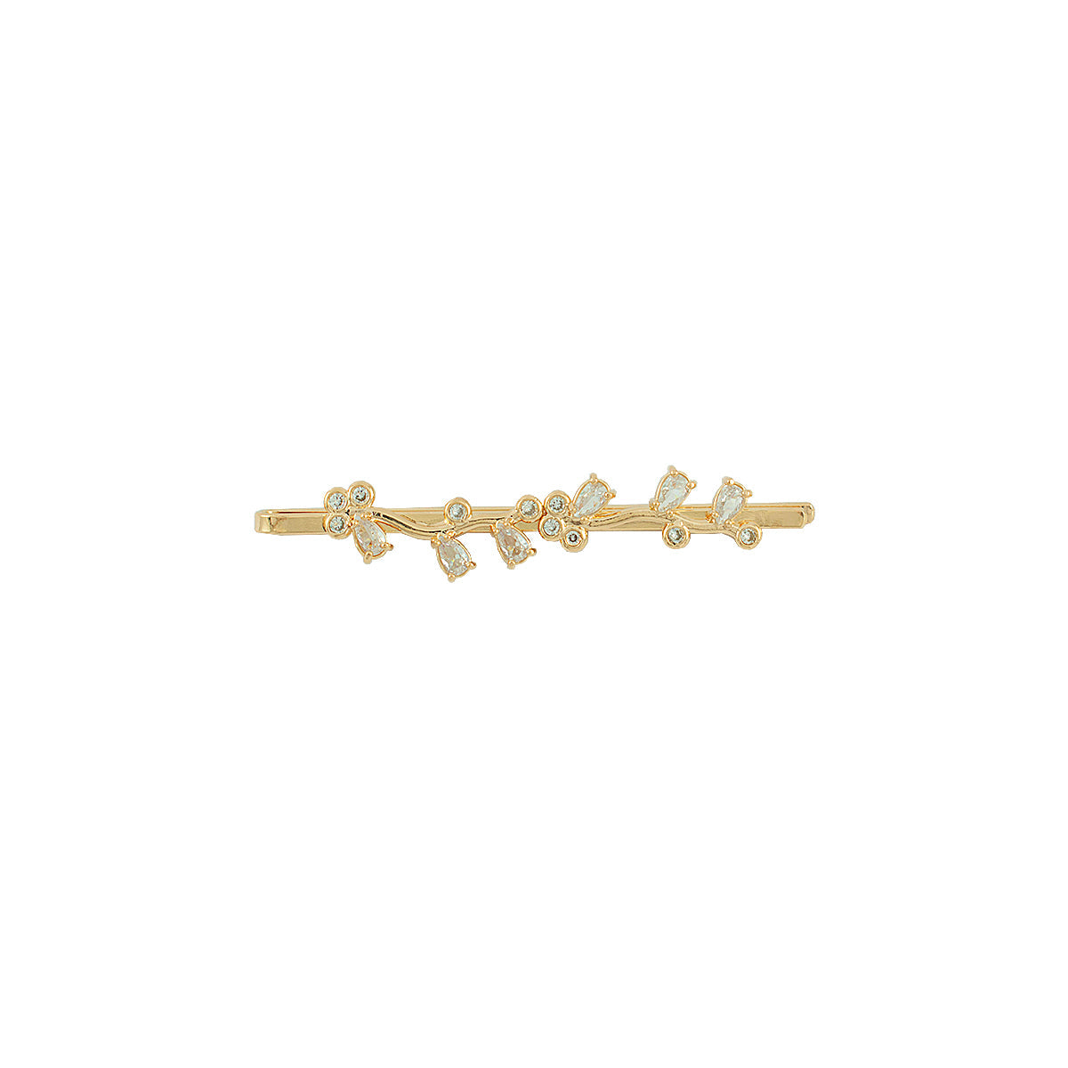 PRESILHA FLORESCER BRANCO OURO