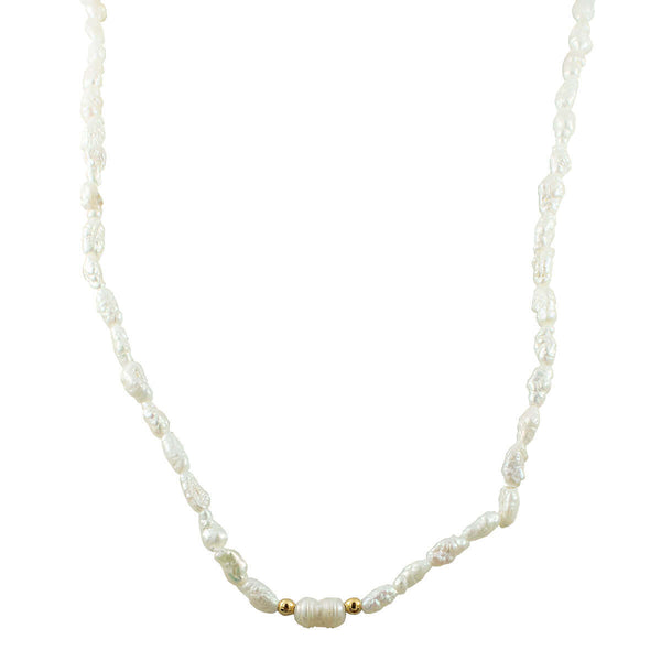 COLAR MINI PÉROLA OURO