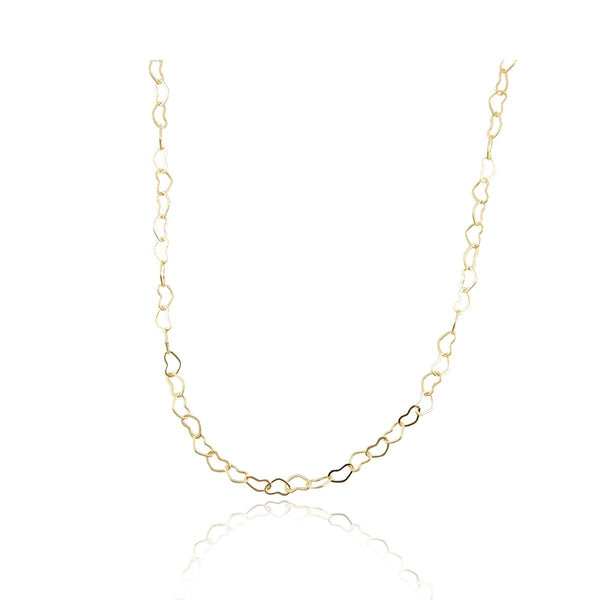 CHOKER CORAÇÃO OURO