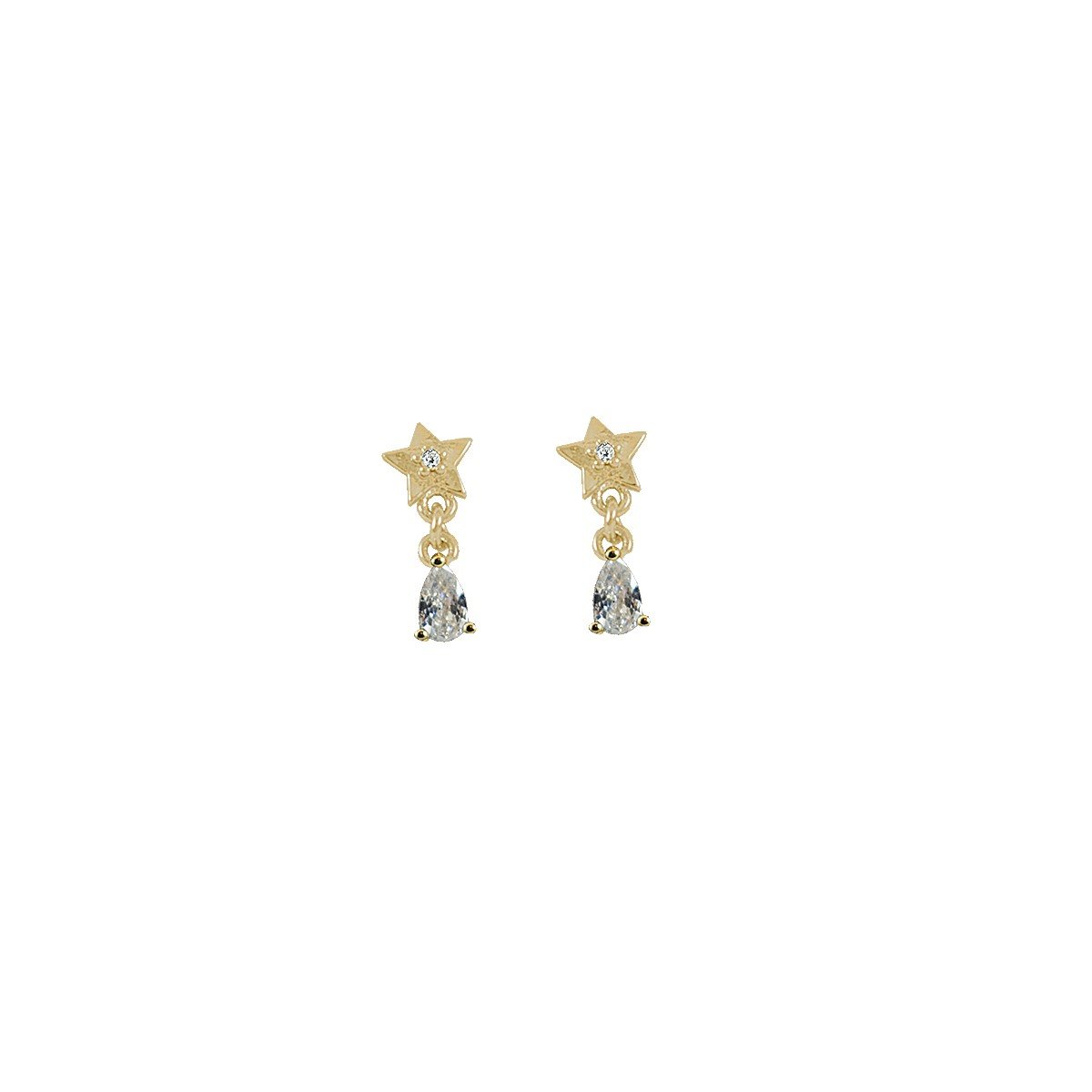 Brinco Petit Star Ouro - anilu bijoux
