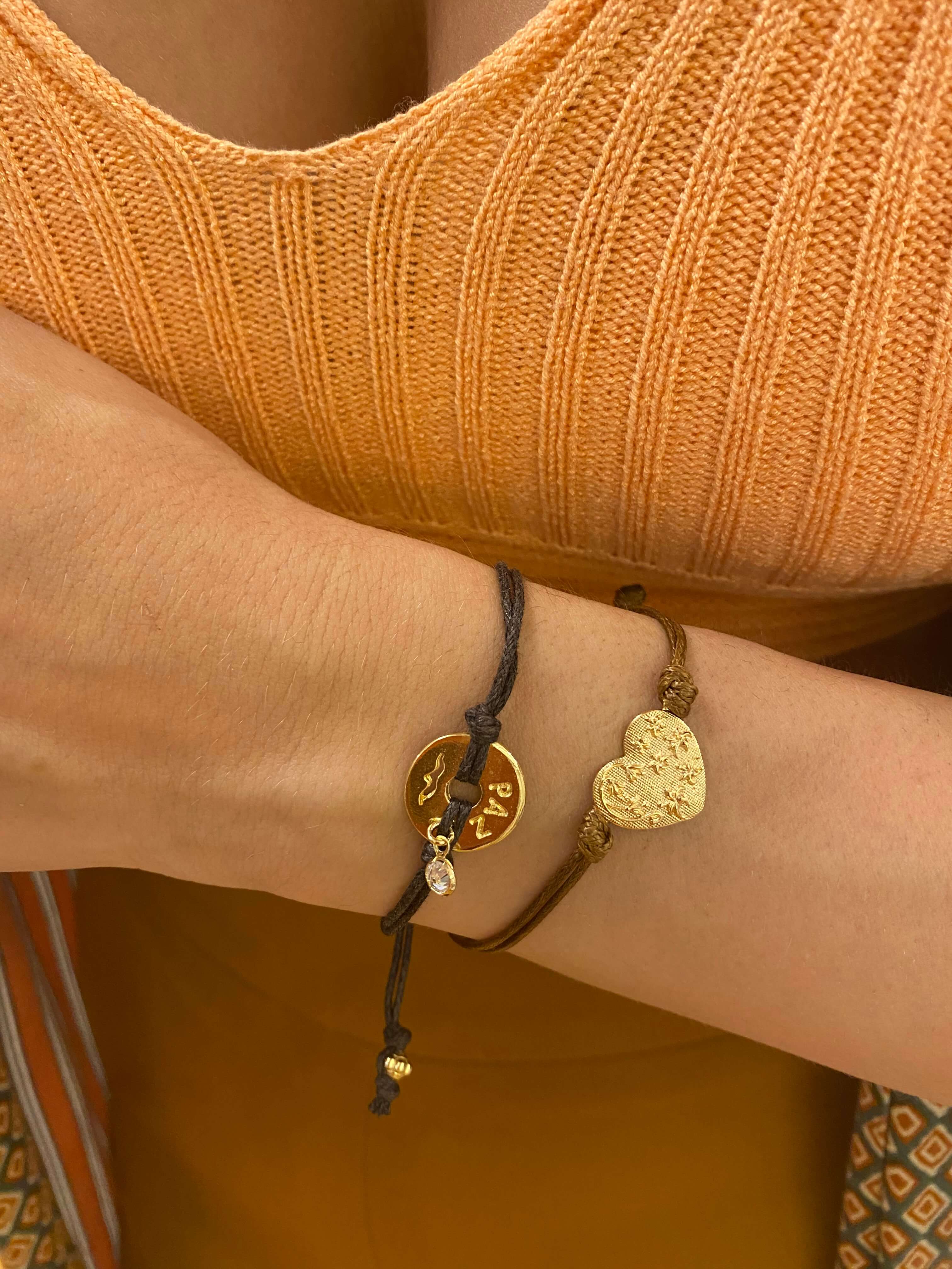 Pulseira Paz Ouro