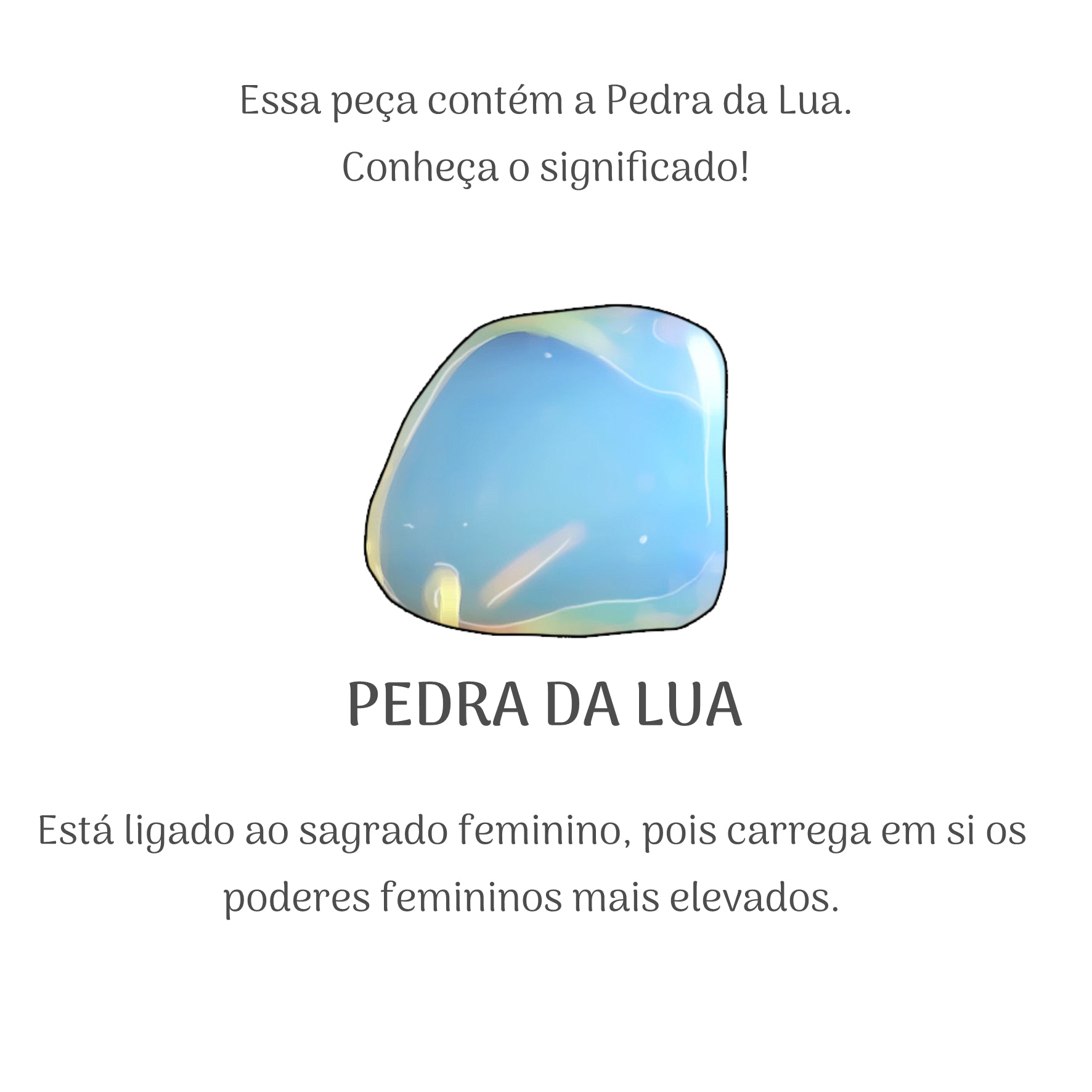 colar raiar pedra da lua rodio